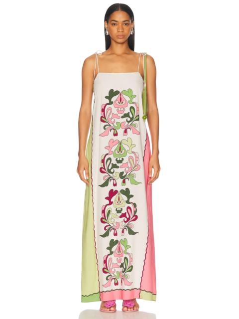 ADRIANA DEGREAS Inamorata Straps Long Dress