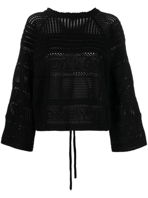 Stella McCartney 오픈 니트 점퍼