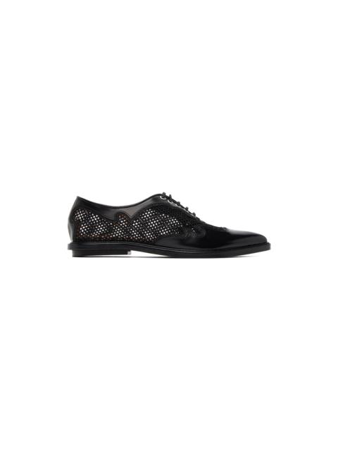 Black Lace-Up Oxfords