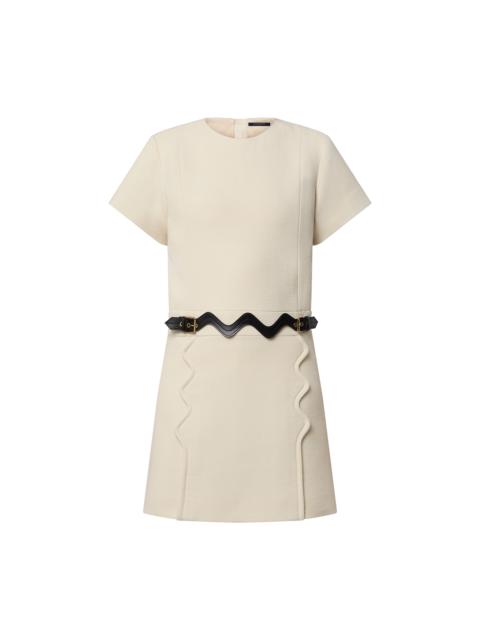 Louis Vuitton Scallop Detail A-line Dress