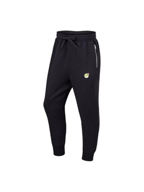 Nike Nike Sportswear Airmoji Fleece Bundle Feet Casual Sports Pants Black CZ2353-010