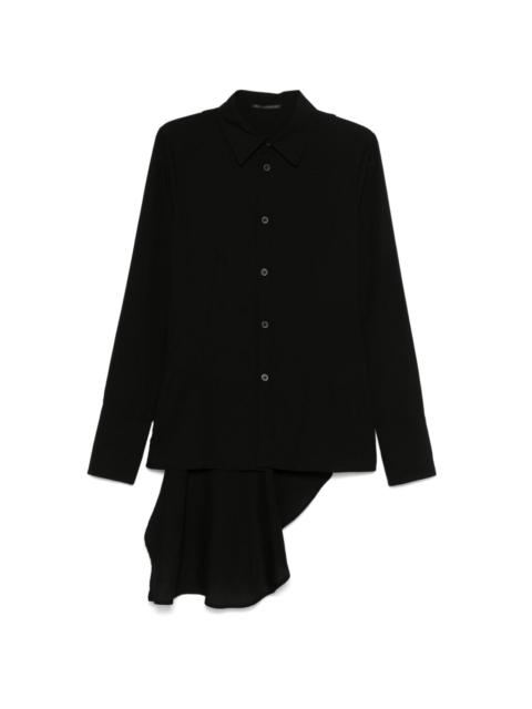 Yohji Yamamoto draped shirt