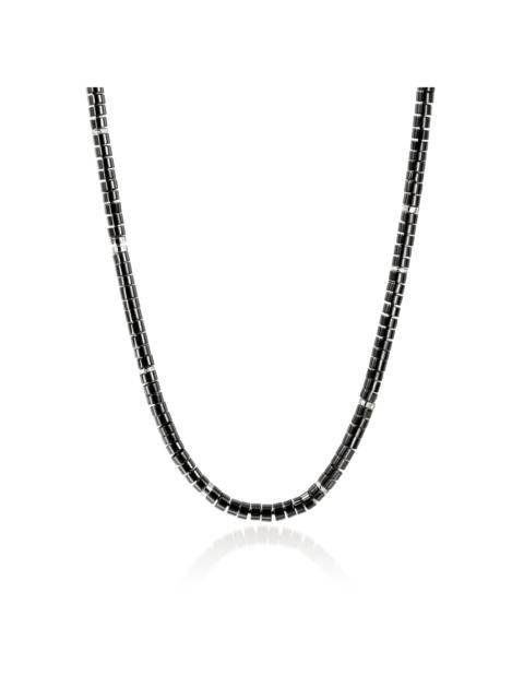 JOHN HARDY Heishi Necklace, Sterling Silver, Black Onyx, 6MM
