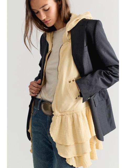 FREE PEOPLE Piece Of Cake Zip-Up Cardi