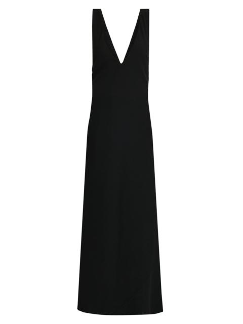 Moschino Women's Rhinestone Chains Stretch-Crepe Gown - Black