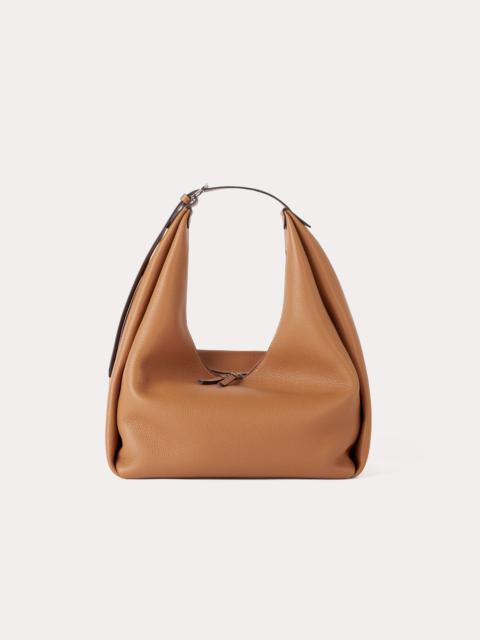 Totême Belt hobo bag tan grain