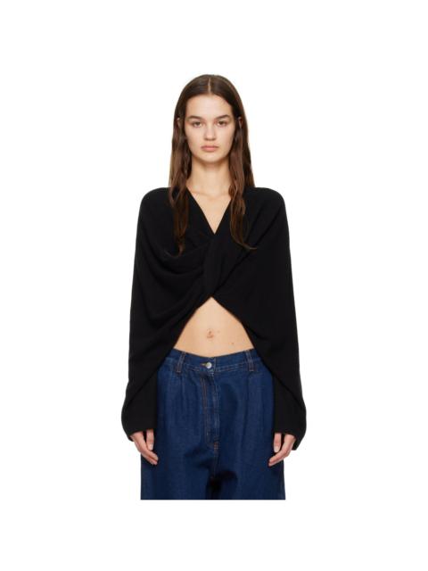 beaufille Black Twist Sweater