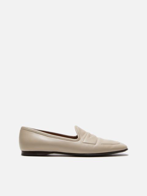 Acne Studios Leather loafers - Warm Grey