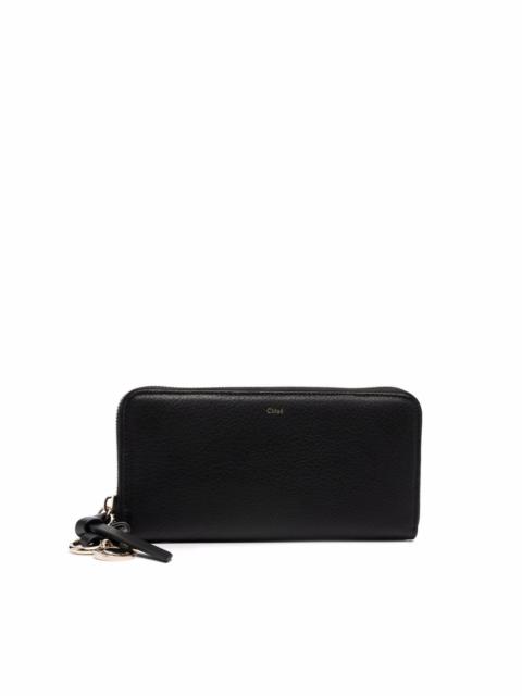 Chloé Alphabet zip-around leather wallet