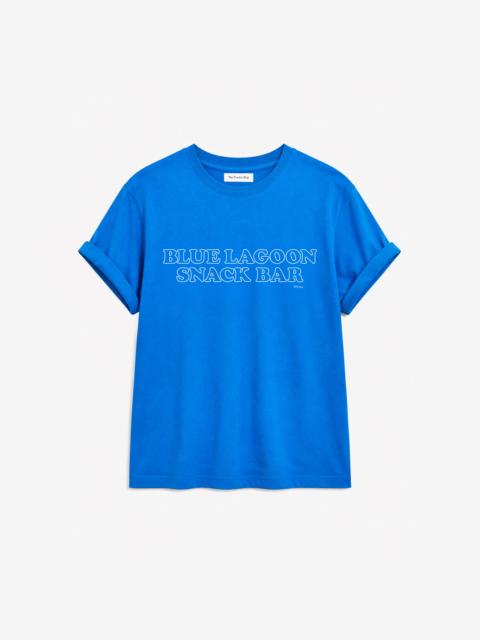 The Frankie Shop TFS Blue Lagoon Snack Bar T-Shirt - Blue Mix