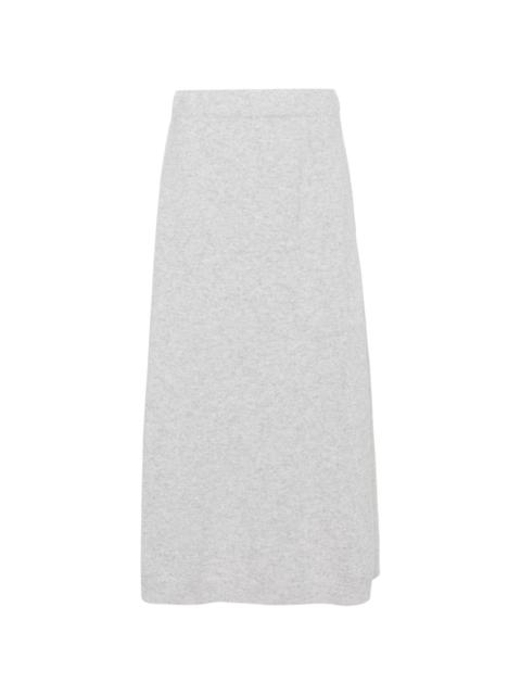 cashmere knitted skirt