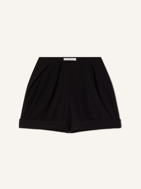 Lanvin CREPE PLEATED SHORTS
