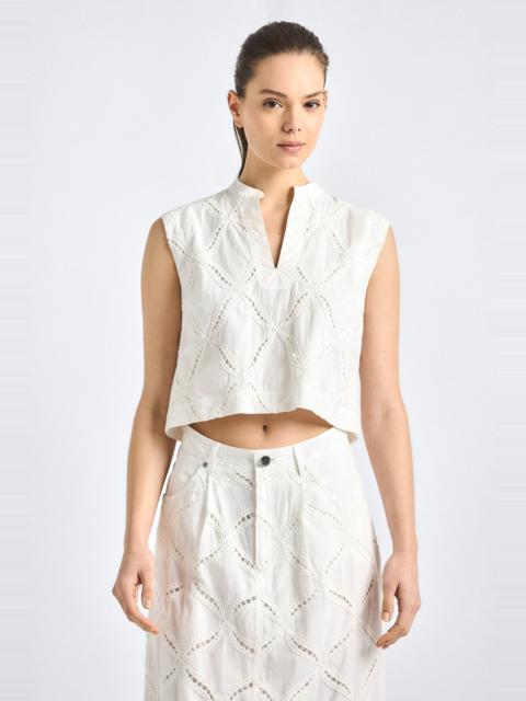 DEREK LAM 10 CROSBY TILDA SLEEVELESS TOP
