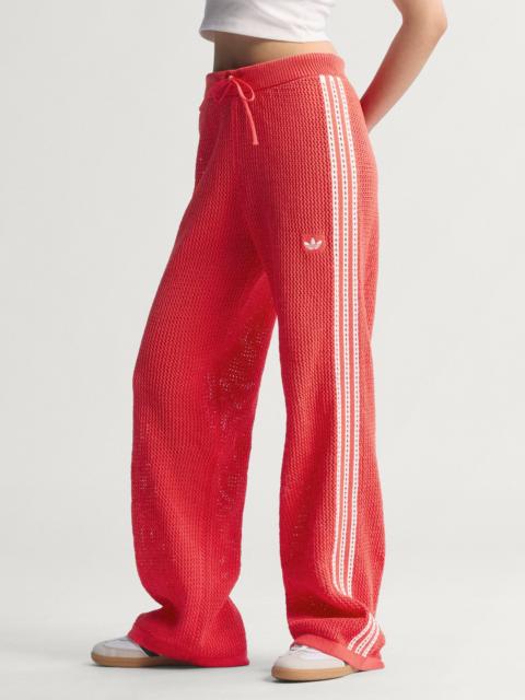 adidas KNITTED CROCHET FIREBIRD TRACK PANTS