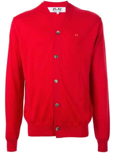 Comme des Garçons PLAY embroidered logo cardigan
