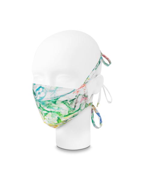 Louis Vuitton Monogram Pastel Bandana And Mask Cover Set