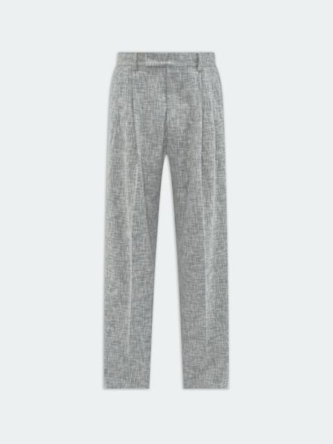 CROSSHATCH DOUBLE PLEATED PANT