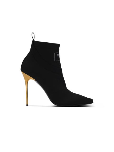 Balmain Crewneck knit ankle boots