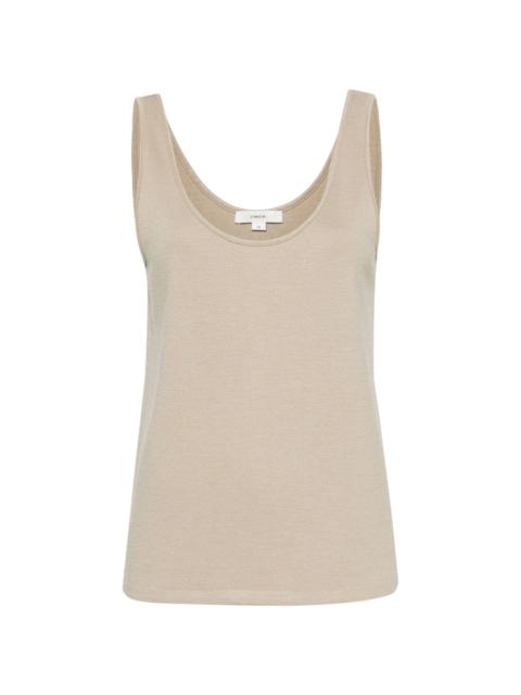 Vince sleeveless knitted top