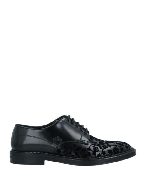 Dolce & Gabbana Black Men's Laced Shoes