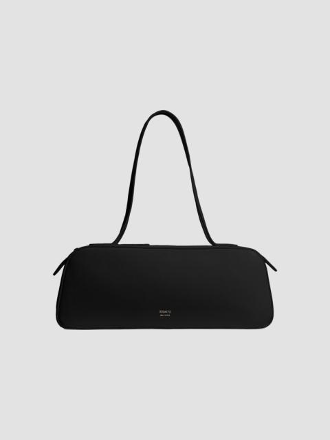 KHAITE Women's Simona Leather Shoulder Bag - Black
