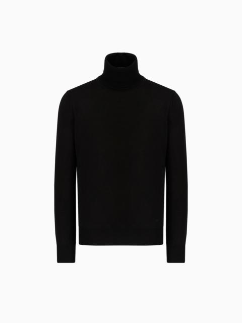 EMPORIO ARMANI Pure virgin-wool rollneck