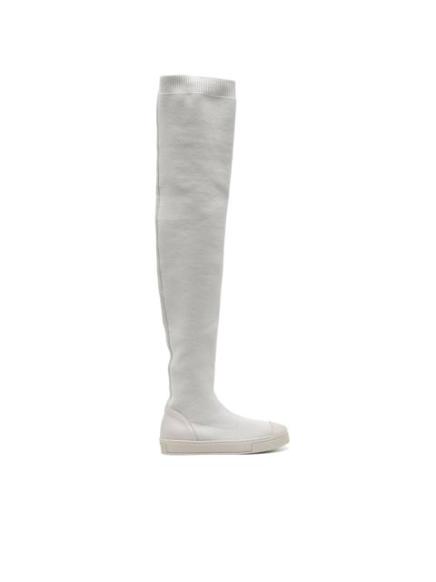 FABIANA FILIPPI thigh-high canvas boots