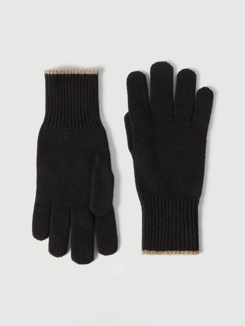 Brunello Cucinelli Cashmere knit gloves