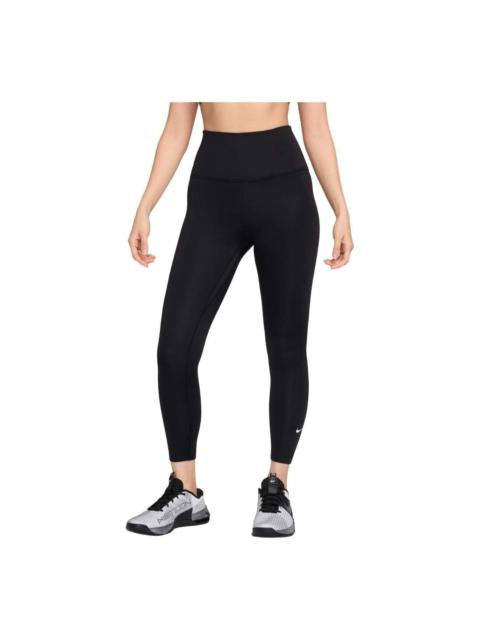 Nike (WMNS) Nike Therma-FIT One High Waisted 7/8 Leggings Asia Sizing 'Black' FB8613-010