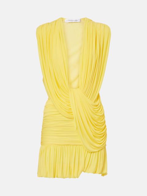 CHRISTOPHER ESBER Draped jersey minidress