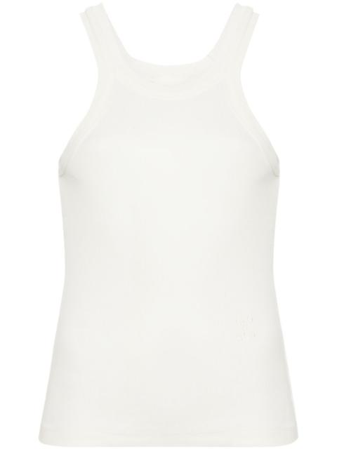 CLOSED logo-embroidered ribbed tank top