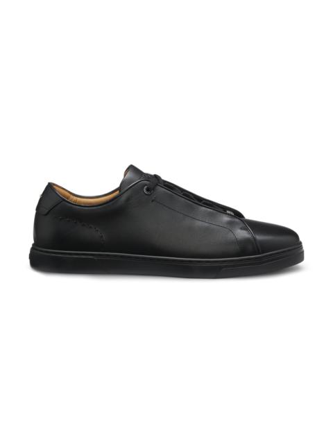 BOSS GARY SNEAKERS IN BRUSHED LEATHER