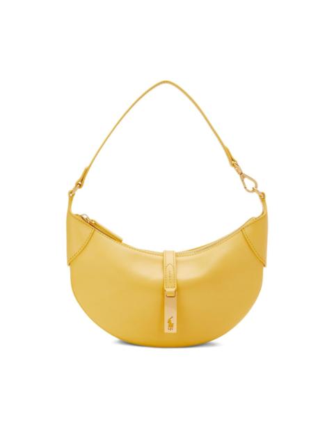 Polo Ralph Lauren crescent-shape leather shoulder bag