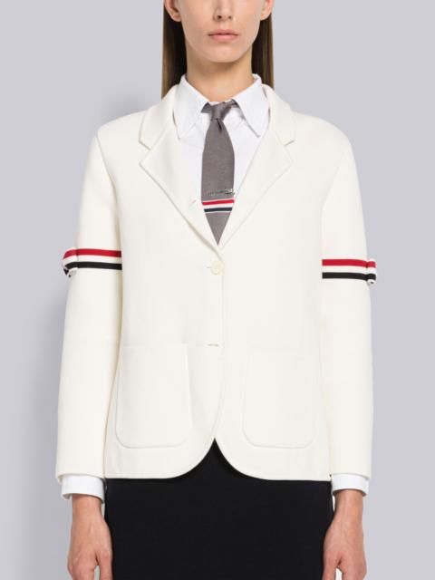 Thom Browne Double Face Cotton Bow Armband Sport Coat