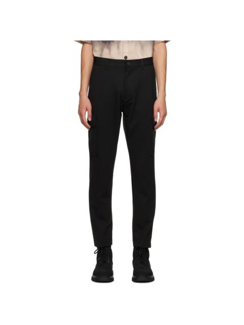 HUGO Black Pocket Cargo Pants