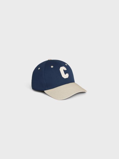 CELINE initial baseball cap in cotton
