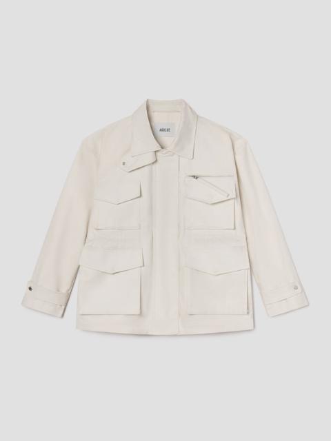 AGOLDE AUBREY JACKET IN CHALK WHITE