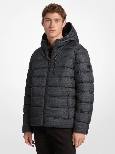 MICHAEL KORS Signature Logo Reversible Jacket