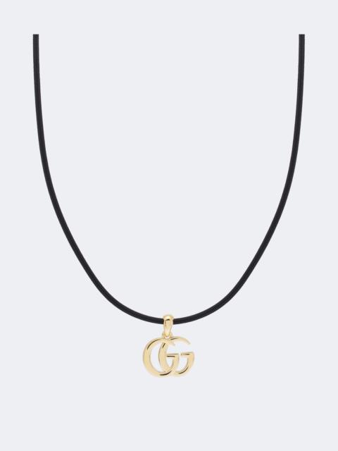 GUCCI GG Marmont pendant necklace