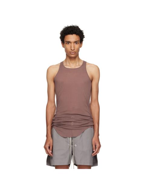 Rick Owens Purple Tower Basic Rib Tank Top