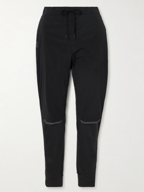 On Weather Stretch Recycled-shell And Jersey Track Pants