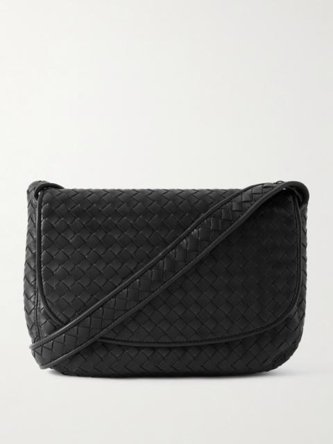 Bottega Veneta Intrecciato Leather Messenger Bag