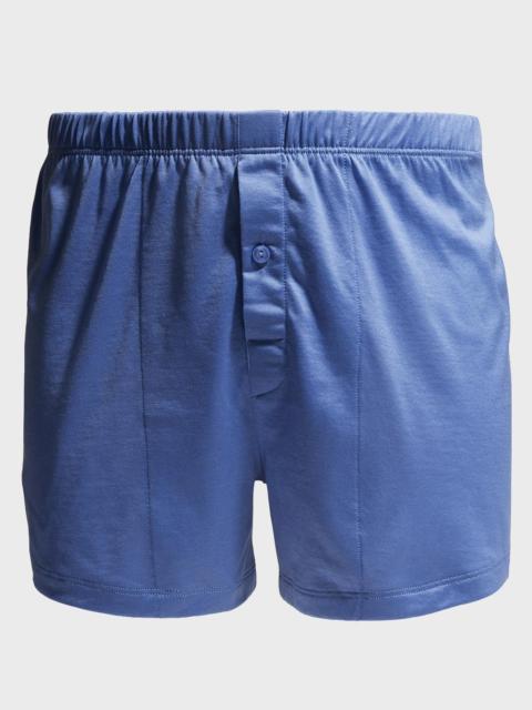 HANRO Men's Sporty Mercerized Cotton Boxers
