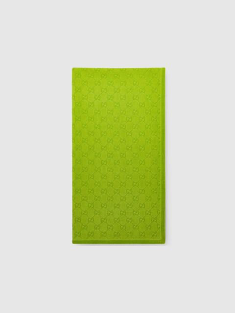 GUCCI GG terrycloth beach towel