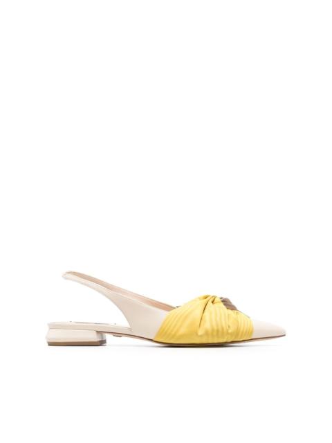 Roberto Cavalli slingback twist-detail pumps