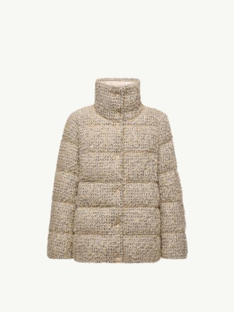 Cochelle Tweed Short Down Jacket