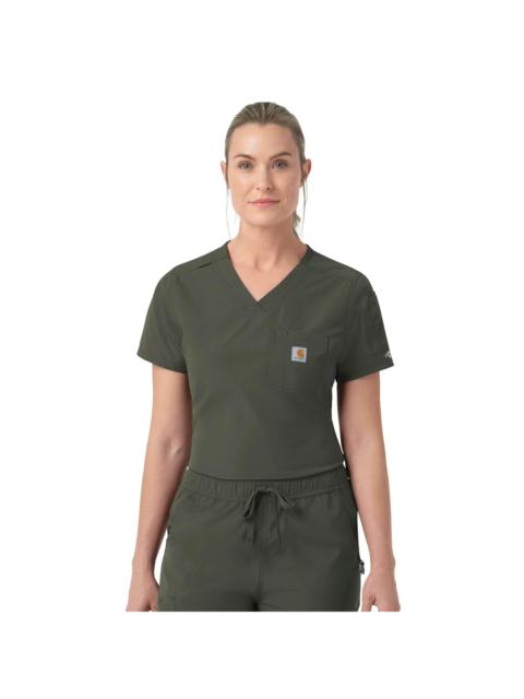 Carhartt Women's Rugged Flex FLD Tuck-in Scrub Top