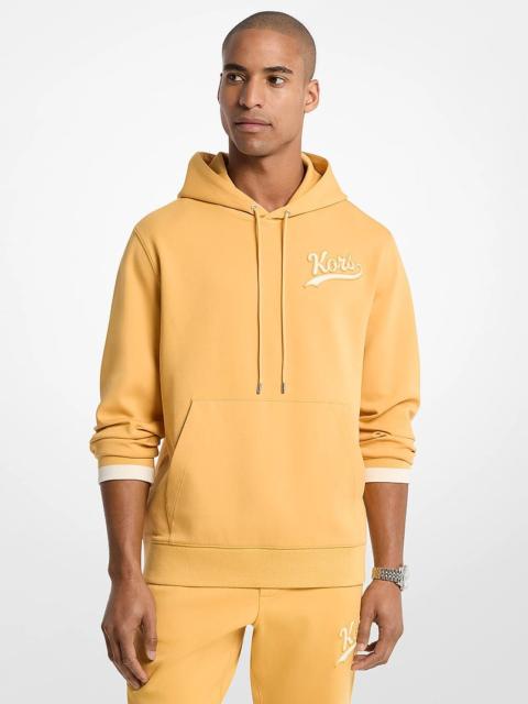 MICHAEL KORS KORS Varsity Knit Cotton Blend Hoodie