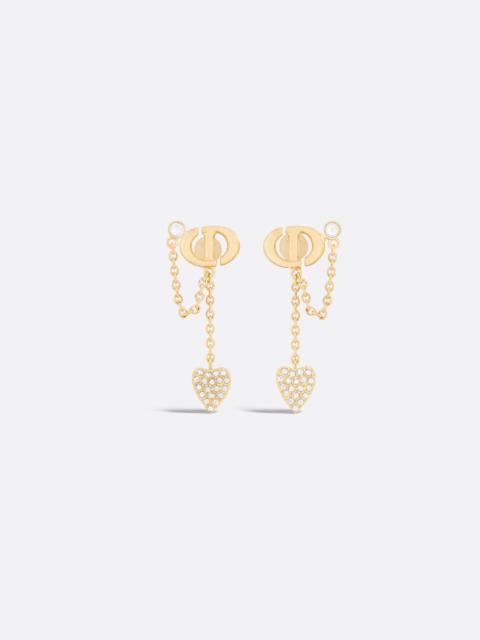 Dior CD Navy Earrings