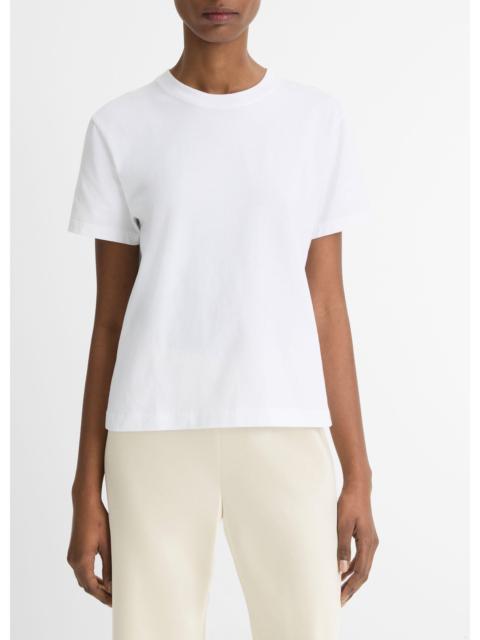 Vince Pima Cotton Crew Neck T-Shirt